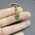 Zinc Alloy I Love You Hand Sign Keychain Bag Charm Gift view 4