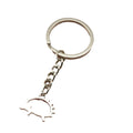 Zinc Alloy Hollow Hedgehog Keychain Bag Charm Gift view 5