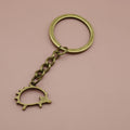 Zinc Alloy Hollow Hedgehog Keychain Bag Charm Gift view 6