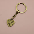 Metal Forever Heart Memorial Keychain Key Ring Gift view 6