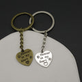 Metal Forever Heart Memorial Keychain Key Ring Gift view 4