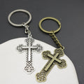 Metal Cross Keychain Bag Charm (4956) view 3