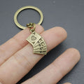 Metal Playing Card Keychain For Bag Charm Gift view 4
