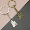 Zinc Alloy Praying Angel Keychain for Bag Charm view 1