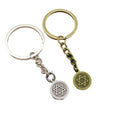 Metal Hexagram Star Keychain Bag Charm Gift view 5
