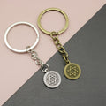 Metal Hexagram Star Keychain Bag Charm Gift view 1