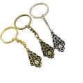 Metal Hollow Waterdrop Keychain Bag Charm Gift view 5