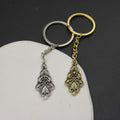 Metal Hollow Waterdrop Keychain Bag Charm Gift view 4