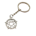 Metal Sun Moon Star Keychain Celestial Bag Charm Gift view 5