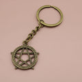 Metal Sun Moon Star Keychain Celestial Bag Charm Gift view 6