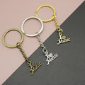 Zinc Alloy I Love Music Keychain Gift Key Ring view 1