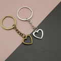 Zinc Alloy Minimal Heart Keychain Gift For Bag Charm view 1
