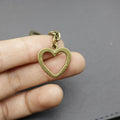 Zinc Alloy Minimal Heart Keychain Gift For Bag Charm view 4