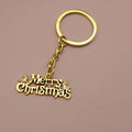 Metal Merry Christmas Letter Keychain Holiday Gift Key Ring view 6