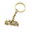 Metal Merry Christmas Letter Keychain Holiday Gift Key Ring view 5