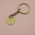 Metal Heart Keychain You Are Always In My Heart Bag Charm view 6