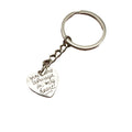Metal Heart Keychain You Are Always In My Heart Bag Charm view 5