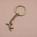 Zinc Alloy Volleyball Player Keychain Bag Charm Gift view 6
