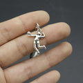 Zinc Alloy Volleyball Player Keychain Bag Charm Gift view 4