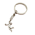 Zinc Alloy Volleyball Player Keychain Bag Charm Gift view 5