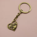Zinc Alloy Mom Heart Keychain Family Gift Key Ring view 6