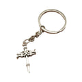 Zinc Alloy Nail Cross Keychain Religious Bag Charm Gift view 5