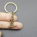 Metal Surfboard Music Keychain Bag Charm view 4