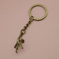 Zinc Alloy Simple Eagle Claw Keychain Bag Charm Gift view 6