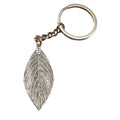 Metal Simple Leaf Keychain Nature Bag Charm Gift view 5