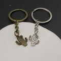 Zinc Alloy Minimalist Cactus Keychain Bag Charm Gift view 4