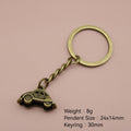Zinc Alloy 3D Vintage Car Keychain Key Ring Gift view 2