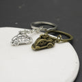 Zinc Alloy 3D Vintage Car Keychain Key Ring Gift view 4