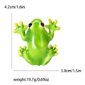 Alloy Enamel Green Frog Brooch For Women Clothing Decoration view 4