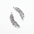 Zinc Alloy Feather Leaf Charm Pendant No.803593 for DIY Necklace Bracelet Jewelry Making view 3