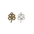 Zinc Alloy Four Leaf Clover Charm Pendant No.156047 for DIY Necklace Bracelet Jewelry Making view 4