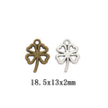 Zinc Alloy Four Leaf Clover Charm Pendant No.156047 for DIY Necklace Bracelet Jewelry Making view 1