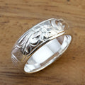 Classic European American Floral Ring For Men And Women, Simple Daily Jewelry view 2