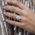 Marquise Shape Oval Zircon Inlaid Ring For Women, European Wedding Ceremony Jewelry view 3