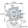 Rectangular Bar Interwoven Thread Ring, European Geometric Diamond Staggered Design Ring view 5
