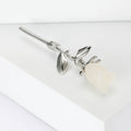 Alloy Enamel Magnolia Flower Brooch For Women's Clothing Decoration view 3