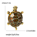 Alloy Enamel Turtle Brooch Pin For Women's Clothing Decoration view 4