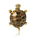 Alloy Enamel Turtle Brooch Pin For Women's Clothing Decoration view 5