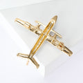 Alloy Enamel Airplane Brooch Pin For Women's Clothing Accessories view 3