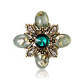 Eco Friendly Alloy Alice Style Brooch Pin For Dress Decoration view 5