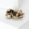 Alloy Rhinestone Owl Brooch Vintage Animal Lapel Pin For Womens Clothing view 3