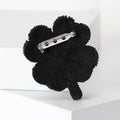 Alloy Rhinestone Four Leaf Clover Brooch Pin For Women Apparel view 3