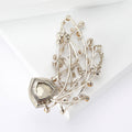 Alloy Floral Vine Brooch Pin For Women's Clothing Accessories view 3