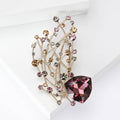 Alloy Floral Vine Brooch Pin For Women's Clothing Accessories view 2