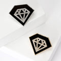 Alloy Rhinestone Diamond Shape Brooch Pin For Women Clothing Decoration view 1