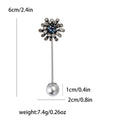 Black Plated Alloy Alice Style Brooch Pin For Womens Clothing view 4